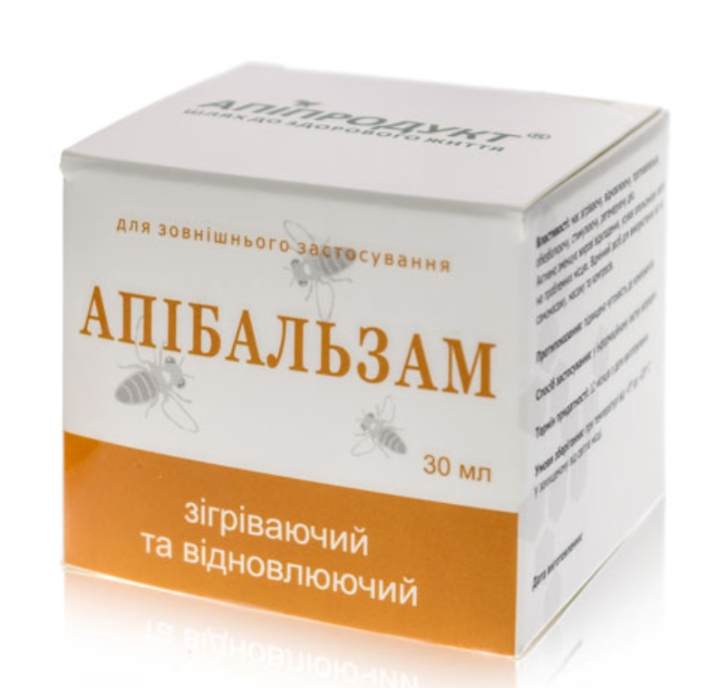 Апібальзам зігріваючий і відновлюючий з отрутою Апіпродукт