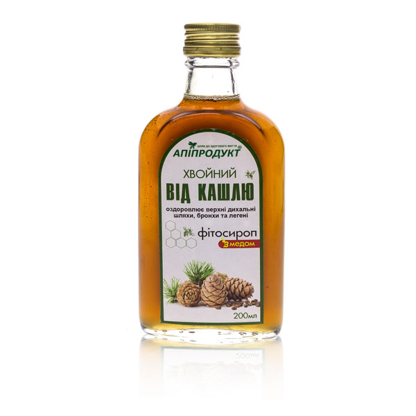 Фітосироп «Хвойний» від кашлю Апіпродукт
